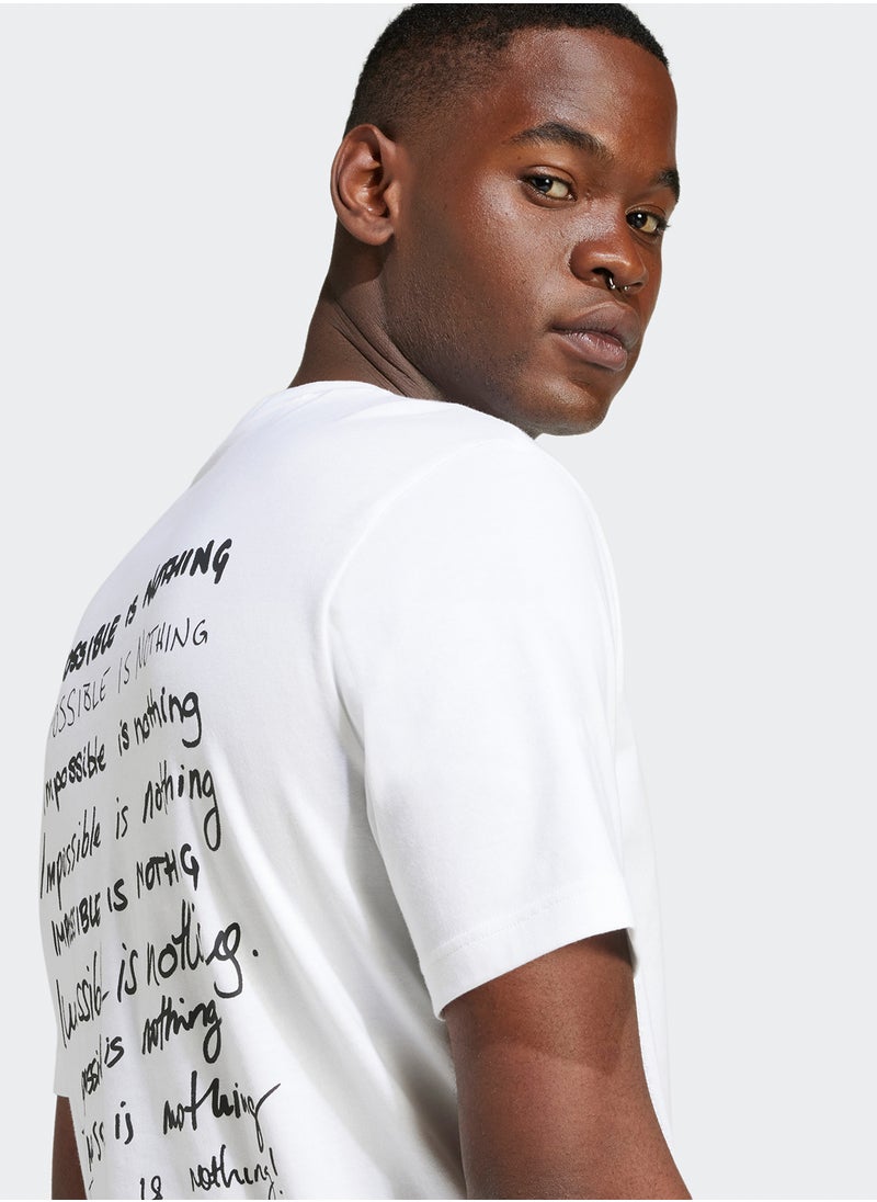 Adidas Impossible Is Nothing Graphic T-Shirt  - Image 3