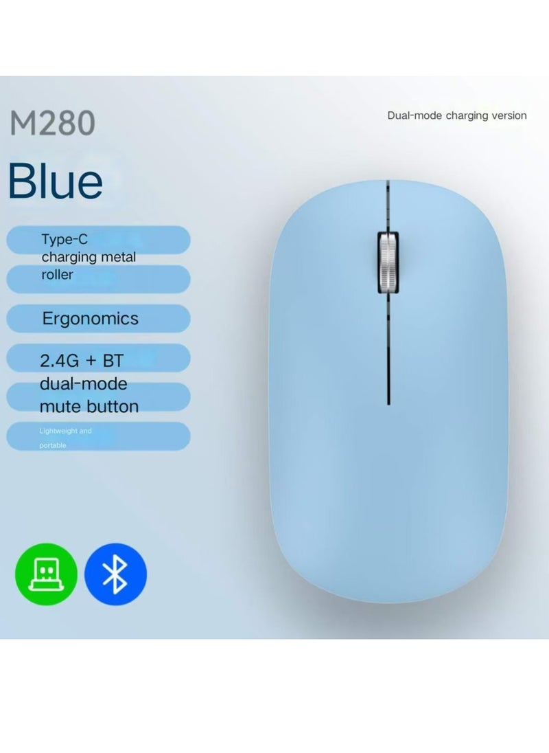 Generic M280 Charging 2.4G Bluetooth Wireless Mouse  - Image 1