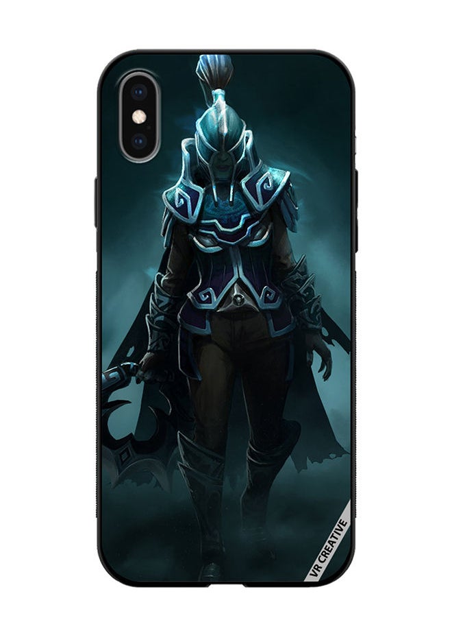 VR CREATIVE - Protective Case Cover For Apple iPhone XS Max Phantom Assassin, Dark Wraith Set, Dota 2 Design Multicolour - Image 1