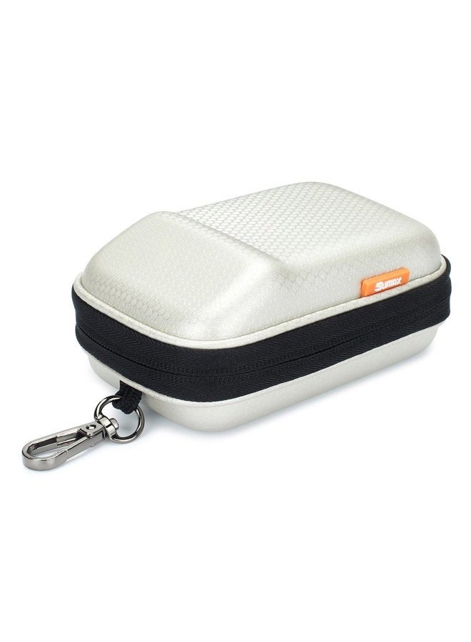 SUMAX حافظة كاميرا رقمية مدمجة مقاومة للصدمات باللون الفضي والأبيض لكانون باور شوت SX730 SX720 SX620 HS G9 X نيكون COOLPIX S33 باناسونيك LUMIX DC GX850 ZS70 سوني سايبر شوت HX90 أوليمبوس توغ TG-4 TG-5 - Image 1