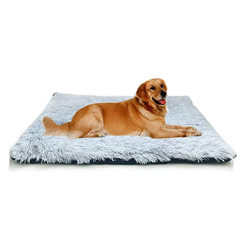 Cat Blanket: Blue S Dense Plush Design - Non-Slip Bottom Pet Blanket for Home Floor Car Back Seat Furniture - Image 2