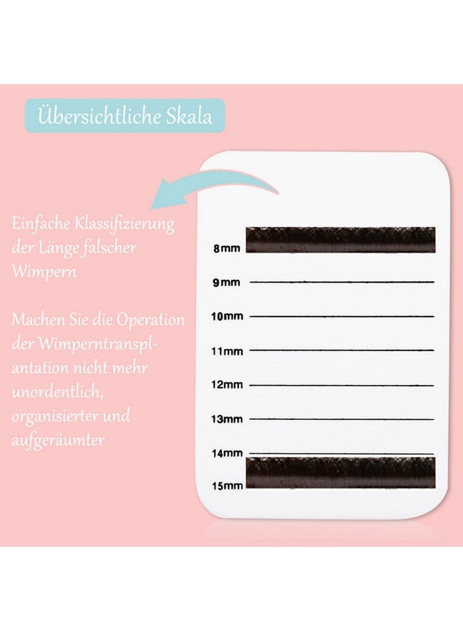 Ymiko Lash Holder Lash Pallet For Lash Extensions 815Mm Makeup Eyelash Tray Strip Stand Eyelash Extension Hand Plate Lashes Grafting Holder Lash Tile - Image 4