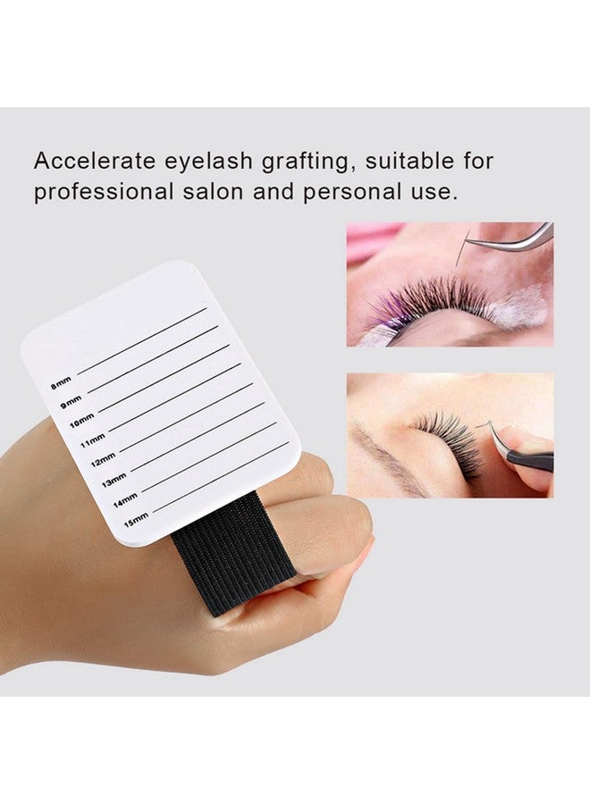 Ymiko Lash Holder Lash Pallet For Lash Extensions 815Mm Makeup Eyelash Tray Strip Stand Eyelash Extension Hand Plate Lashes Grafting Holder Lash Tile - Image 2