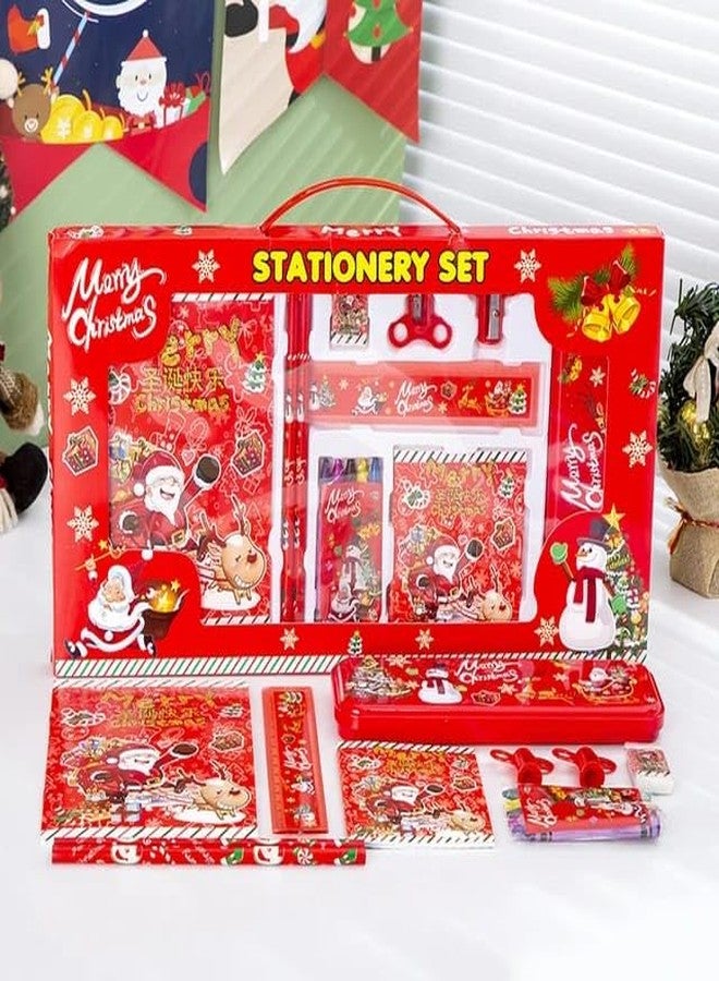 AMANVANI Stationery Combo Gift, Santa Claus Stationery Set for Kids, Stationery Kit for Kids, Christmas Theme Stationery Kits Christmas Stationery Gifts Set, Christmas Gift, New Year Gift - Image 4