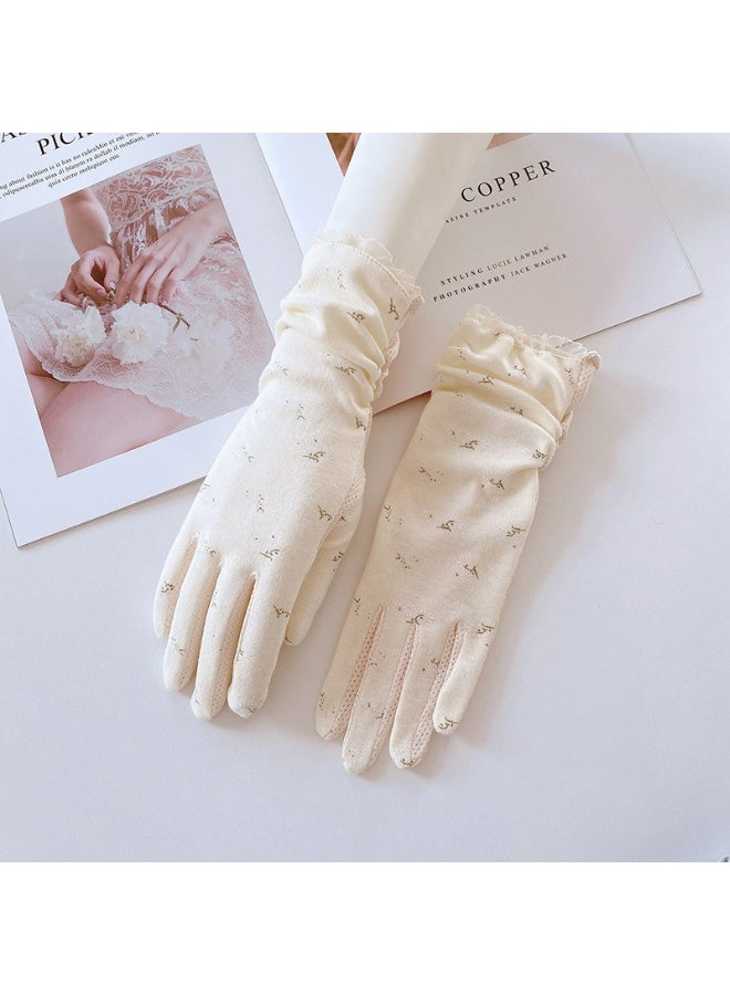 Women Summer Sun Protective Driving Gloves Touchscreen Anti Slip UV Gloves for Driving Riding - Image 4