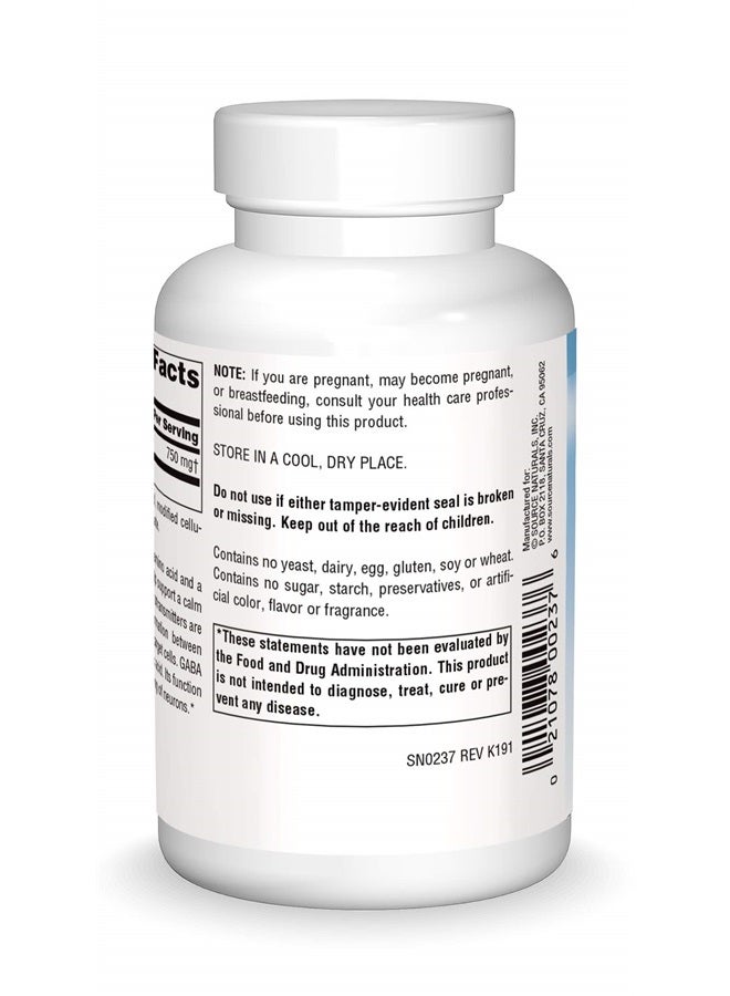 Serene Science GABA, for a Calm Mind, 750mg - 45 Tablets