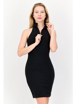 adidas Originals Women Sportswear Fit Sleeveless Outdoor Mini Dress, Black  - Image 1