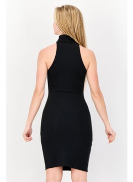 adidas Originals Women Sportswear Fit Sleeveless Outdoor Mini Dress, Black  - Image 2