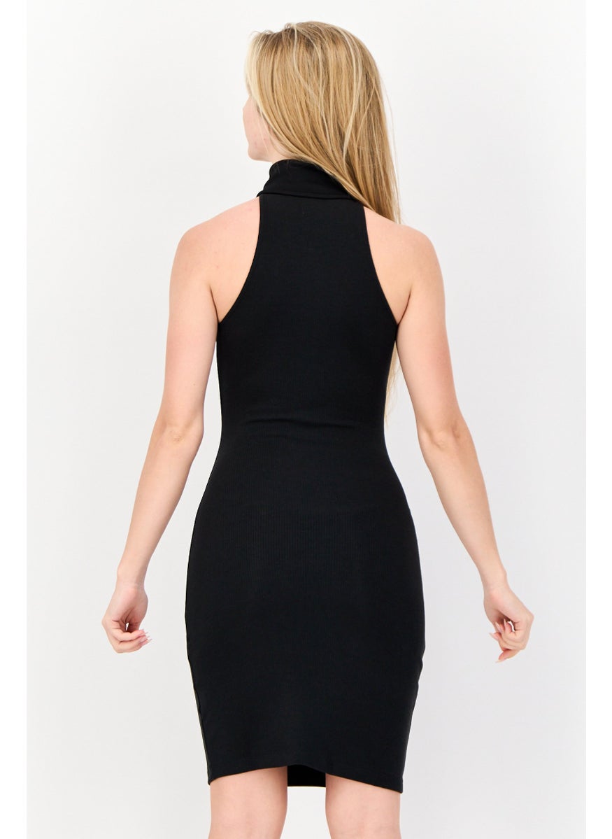 adidas Originals - Women Sportswear Fit Sleeveless Outdoor Mini Dress, Black - Image 1