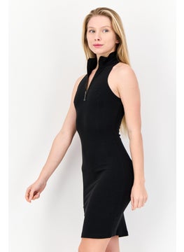 adidas Originals Women Sportswear Fit Sleeveless Outdoor Mini Dress, Black  - Image 4