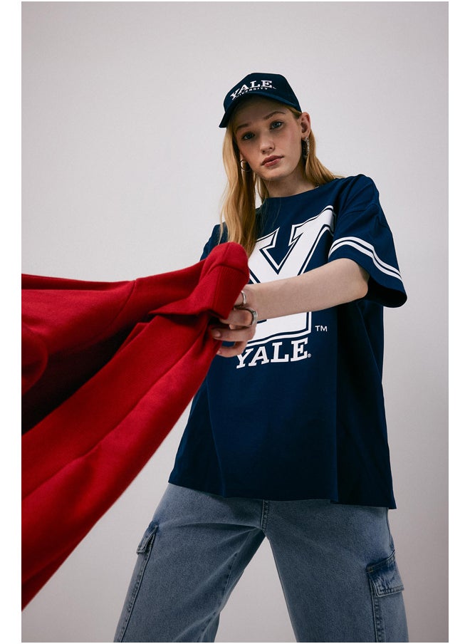 DeFacto - Woman Oversize Fit Crew Neck Knitted Short Sleeve T-Shirt - Image 1