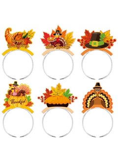 Thanksgiving Headbands Fall Maple Leaf Turkey Pumpkin Head Exquisite Design Hat Hair Accessories Headbands For Women And Boys Luxurious Thanksgiving Headband Autumn Thanksgiving Hair Bands Gifts 6 Pcs - pzsku/Z57F2FBEDD5859C2A03F1Z/45/_/1718644222/0ee8d6c1-9fb6-465b-a26f-726ed2c139ed