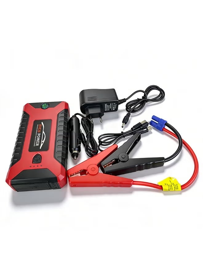 ELTRAZONE High-Power Multi-Function Car Jump Starter with Air Compressor & LED Emergency Light - Image 3