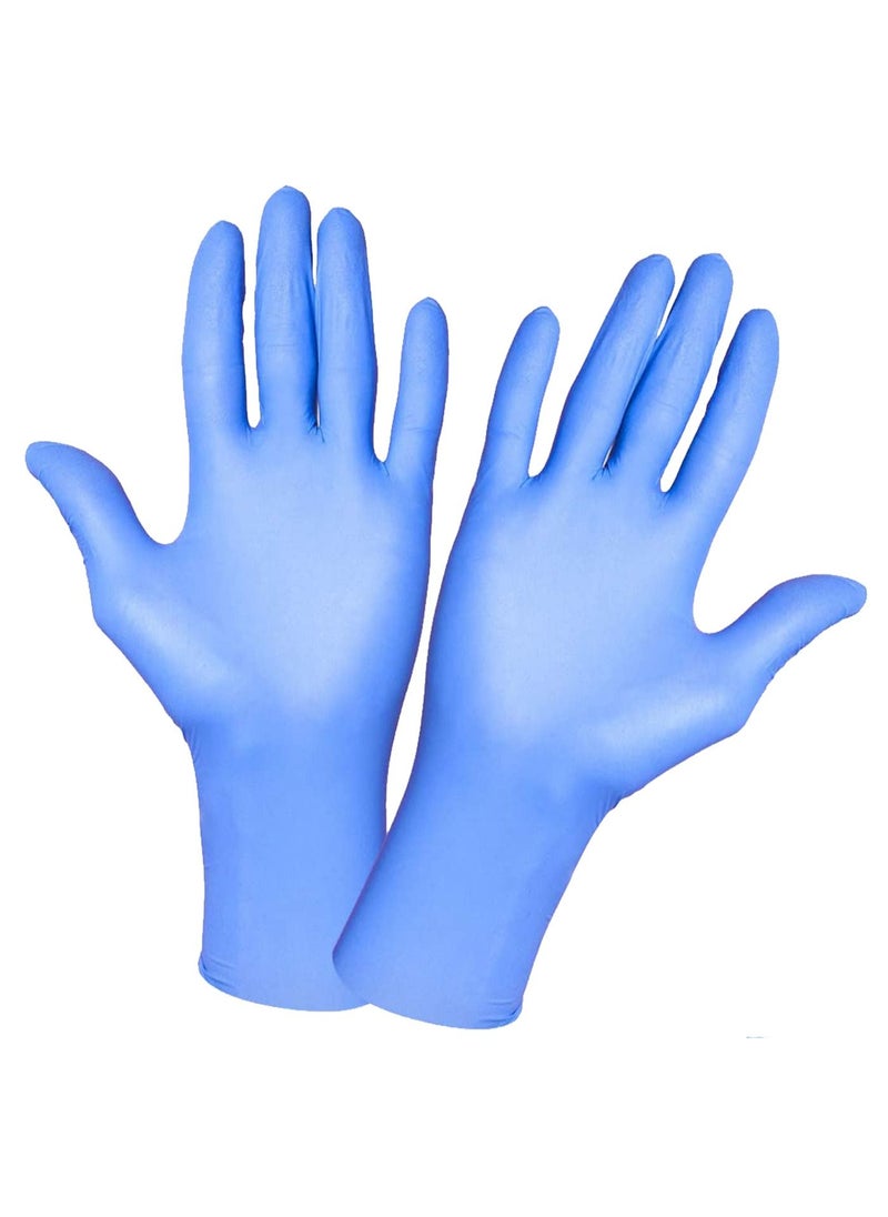 Generic Nitrile Disposable Latex and Vinyl Free Blue Gloves 100 Pcs  - Image 1