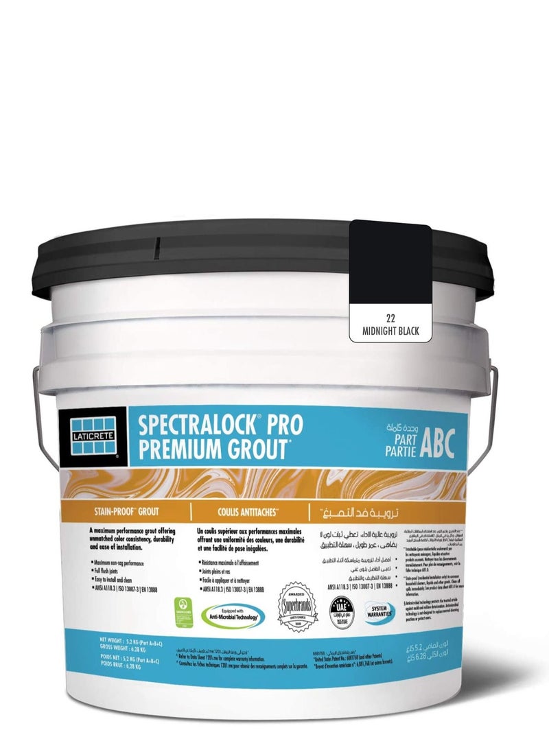 LATICRETE Spectralock  Pro Premium Grout - 22 Midnight Black  - Image 1