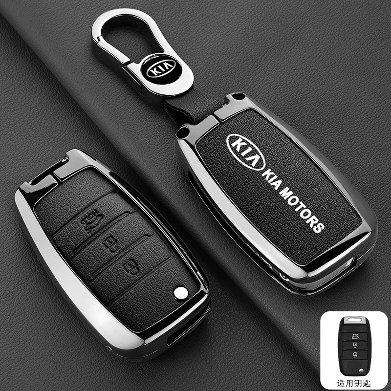 Kia K3 Key Case for K5/K2/KX5, Protects K4/KX3 - Premium Zinc Alloy Design - Image 1
