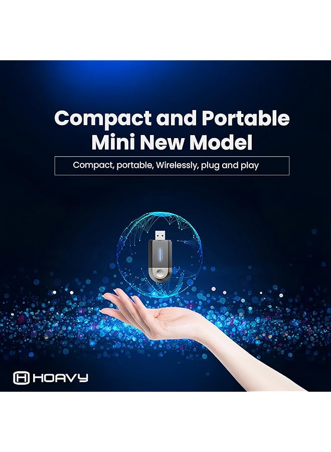 HOAVY 2-In-1 Wireless Carplay And Android Auto Adapter, 5Ghz Smart Car Adapter, Compatible With 99% Built-In Carplay And Built In Android Auto Vehicles  - Image 2