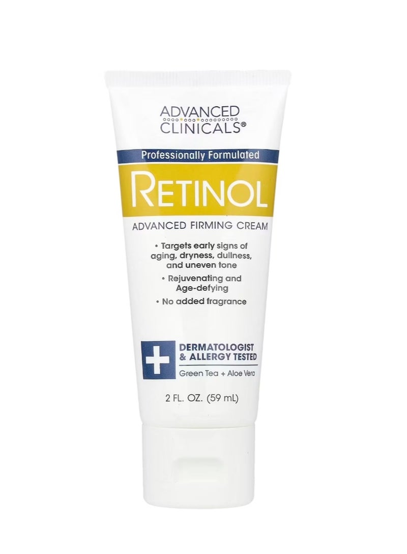Advanced Clinicals Retinol Advanced Firming Cream 2 fl oz (59 ml) - Image 1