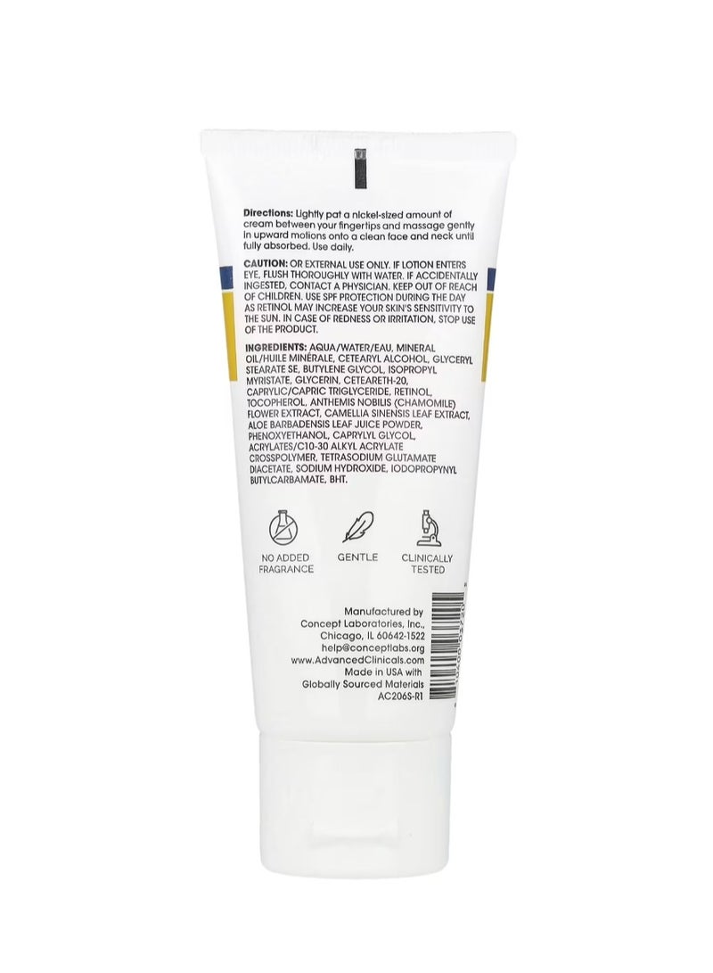 Advanced Clinicals Retinol Advanced Firming Cream 2 fl oz (59 ml) - Image 2