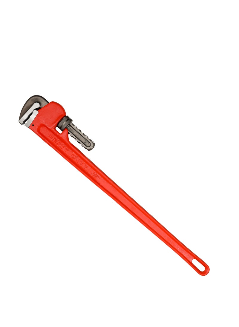 GEEPAS Geepas 36" Pipe Wrench- GT59343, Cast Iron Construction, Drop Forged CS Jaw, Satin Finished, with Comfortable Grip, Highly Durable, Perfect for Hardening and Loosening Pipes, Red  - Image 1