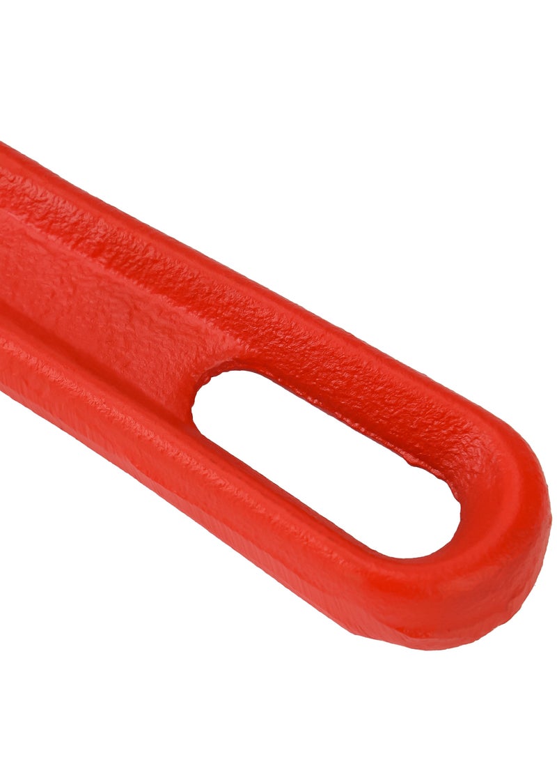 GEEPAS Geepas 36" Pipe Wrench- GT59343, Cast Iron Construction, Drop Forged CS Jaw, Satin Finished, with Comfortable Grip, Highly Durable, Perfect for Hardening and Loosening Pipes, Red  - Image 3
