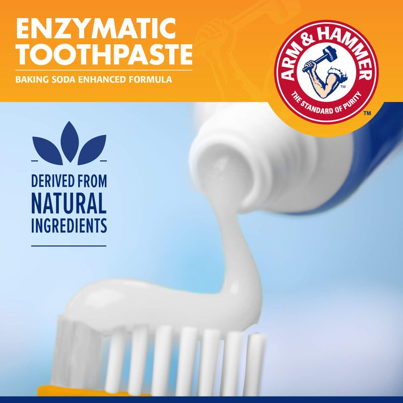 Arm & Hammer for Pets Tartar Control Enzymatic Toothpaste for Dogs Reduces Plaque & Tartar Buildup Safe for Puppies Beef Flavor, 2.5 Ounces Dog Toothpaste (Pack of 1) - Image 2