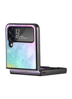 Okteq Hard Back Cover Case Watercolor Background Splatters for Samsung Galaxy Z Flip 4  - Image 3