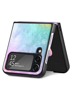 Okteq Hard Back Cover Case Watercolor Background Splatters for Samsung Galaxy Z Flip 4  - Image 4