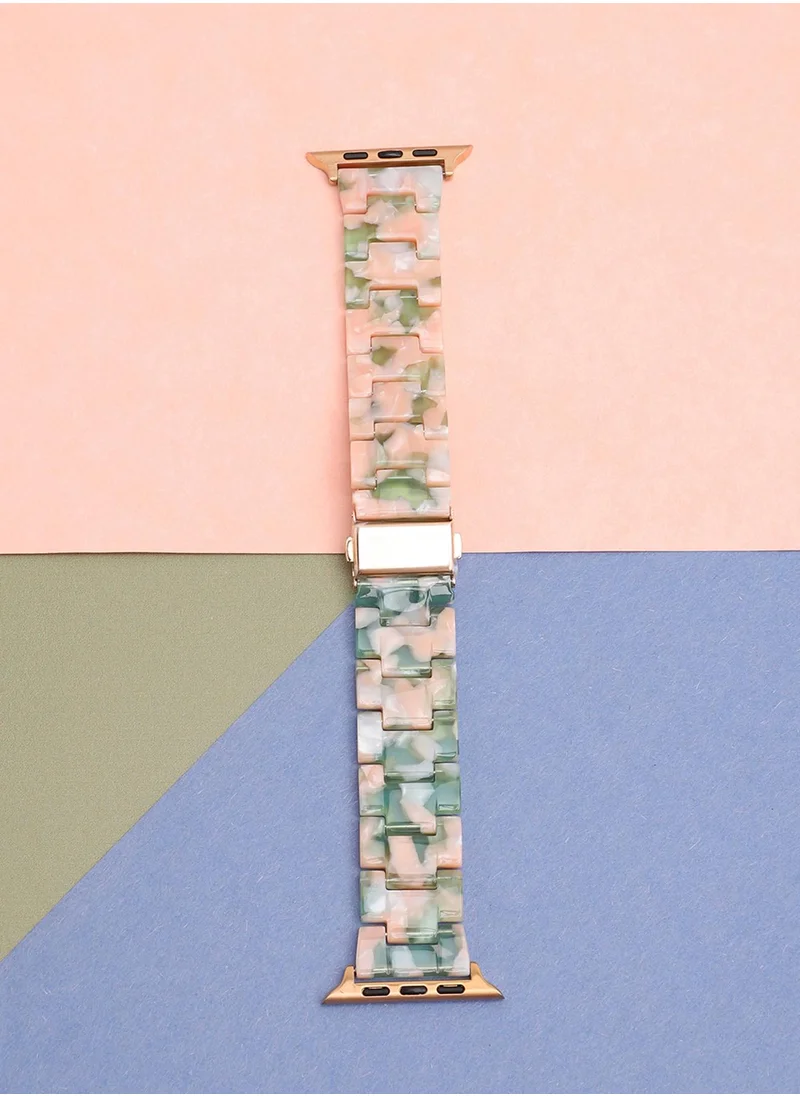 Haute Sauce Textured Acrylic Apple Watch Strap For Women | 42mm/44mm/45mm