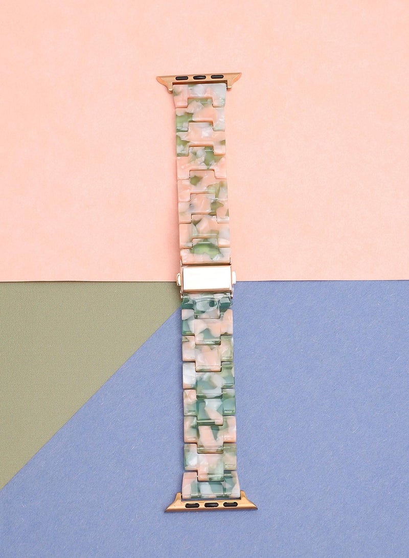 Haute Sauce Textured Acrylic Apple Watch Strap For Women | 42mm/44mm/45mm - Image 1