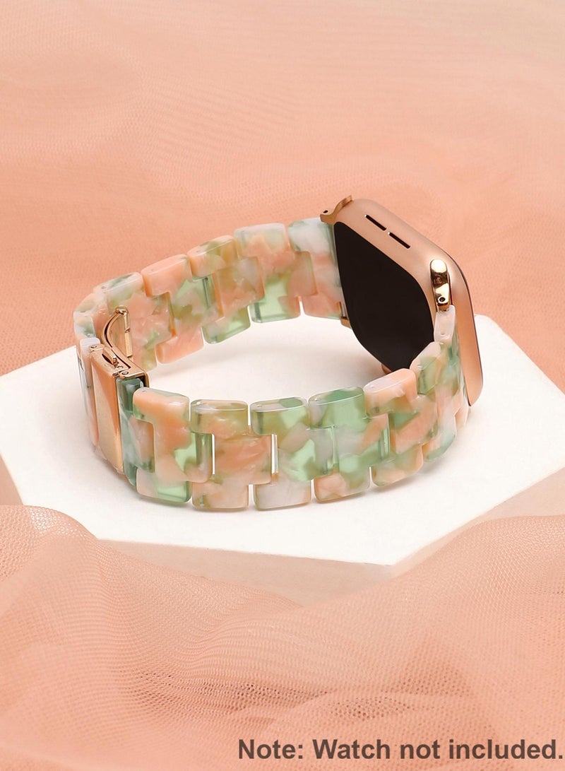 Haute Sauce Textured Acrylic Apple Watch Strap For Women | 42mm/44mm/45mm - Image 3
