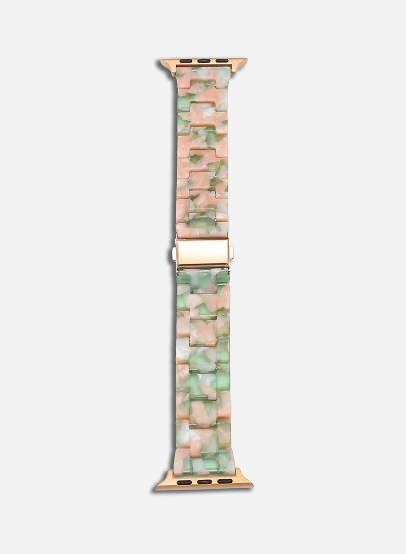 Haute Sauce Textured Acrylic Apple Watch Strap For Women | 42mm/44mm/45mm - Image 4