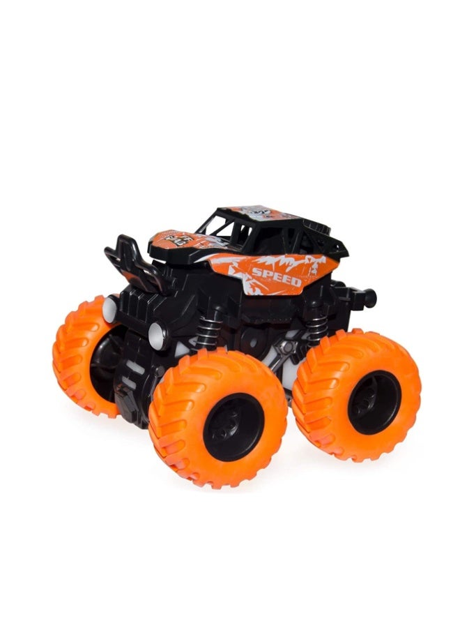 Crazy Boss 5 Pack Monster Truck Toys Friction Powered Push & Go Toy Cars Stunt Inertia Vehicle Set for Kids Boys Toddlers - Image 3
