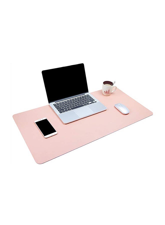 NIBEMINENT Ultra Thin Waterproof PU Leather Mouse Pad Pink - Image 2