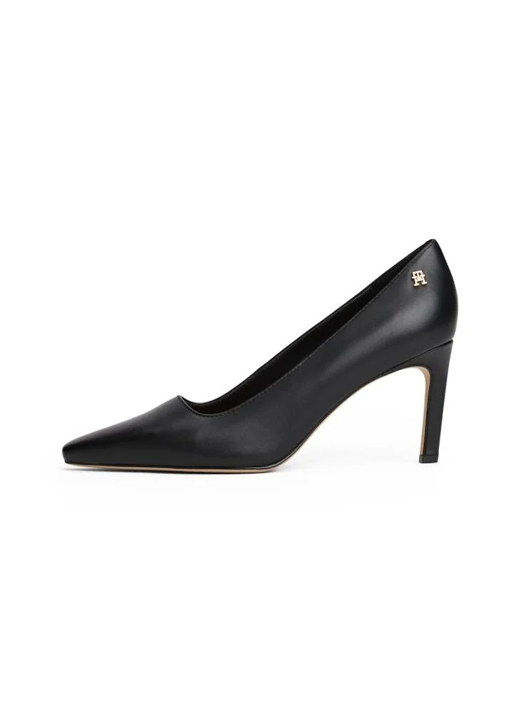 TOMMY HILFIGER Leather TH Monogram Stiletto Heels