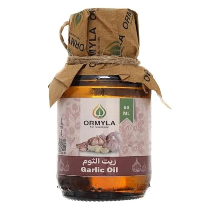 Ormyla Virgin Garlic Oil Raw For Hair, Skin And Body, 60 ml