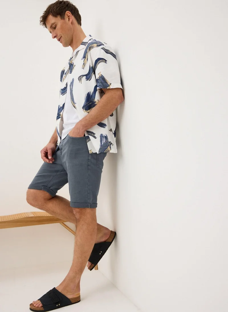 Matalan Steel Slim Fit Shorts