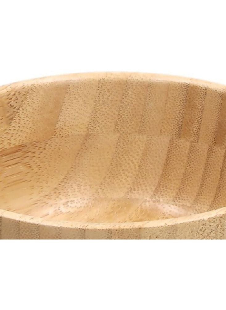 Bamboo Salad Bowl – 12x5.8cm Round Wooden Bowl - Image 2