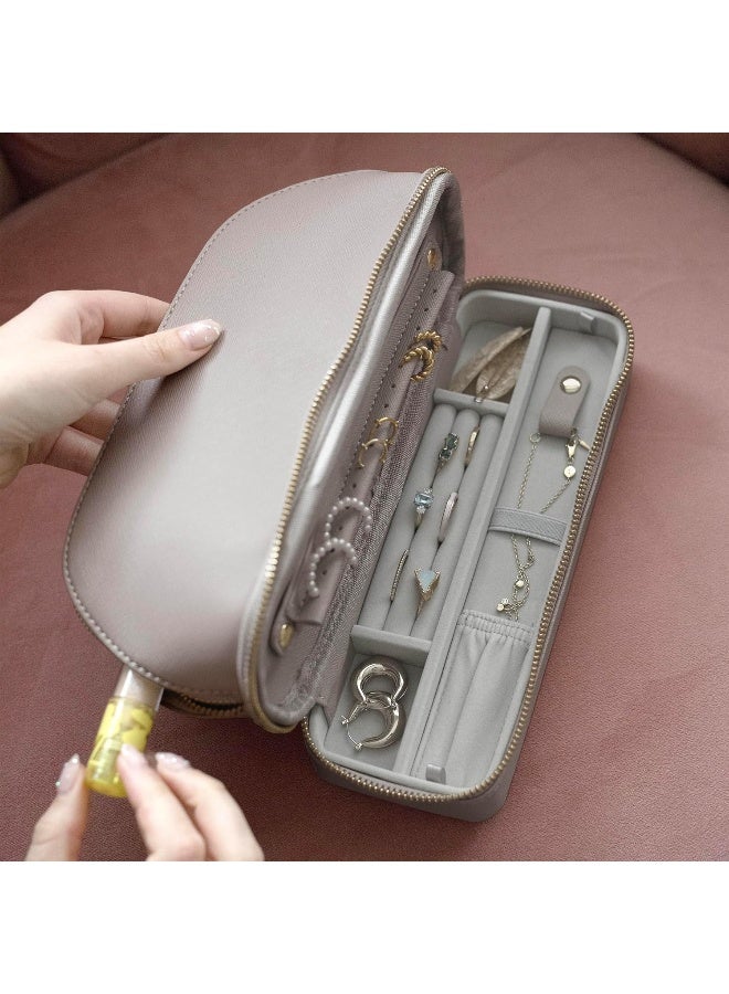 Stackers Taupe Cosmetic/Jewellery Bag - Image 2