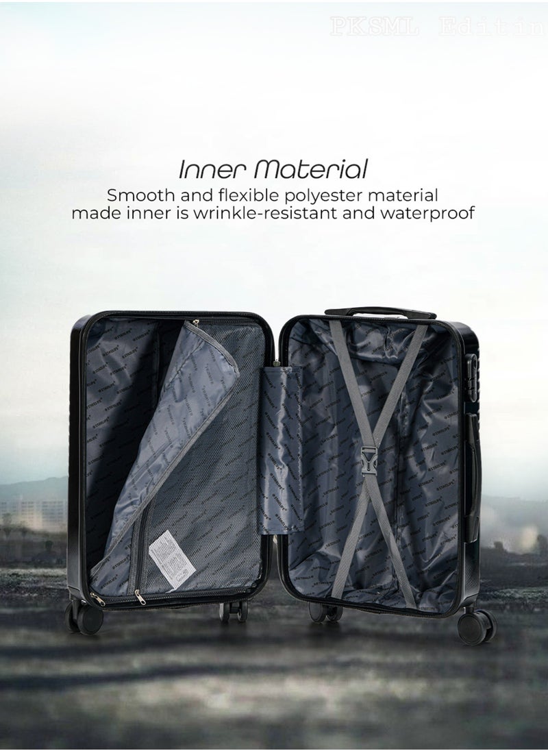 STARLIFE - Suitcase Set of 4 PCS ABS Hardside Travel Luggage Bag - Image 1