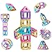 TOKBLOK Pastel Magnetic Tiles Set 40Piece STEM Building Blocks for Kids Ages 38 Creative Educational Toy Gift for Girls Starter Set - Image 2