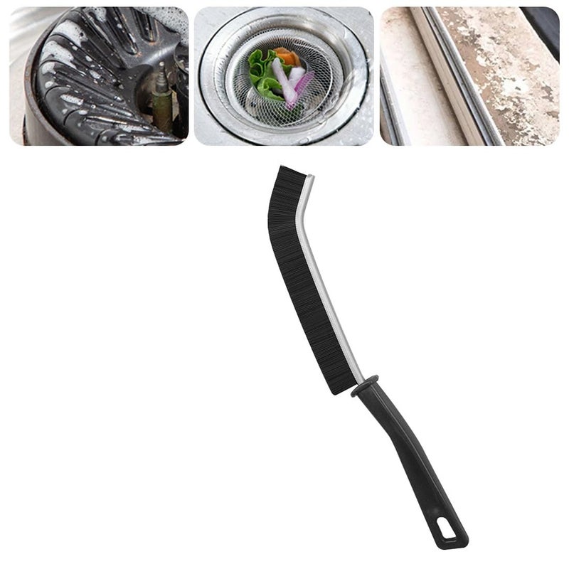 KYTRONIC Gap Cleaning Brush, Multifunctional Angle Gap Brush Tool for Window Track, Sink, Bathroom Shower Floor, Deep Tile Joints, Kitchen, Door Home Grout Cleaning Long Handle Groove Dust Cleaning Brushes  - Image 1