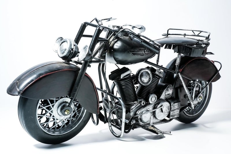 Chalk N Cheese Motorcycle Craft Vintage HD Bike CNC23103015  - Image 1