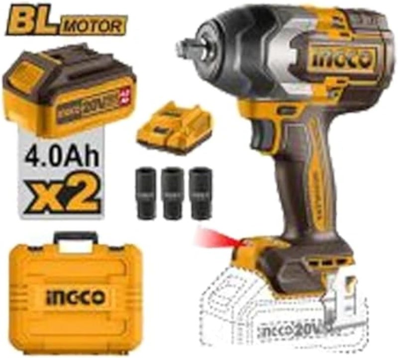 INGCO Ciwli2085 Li-Ion Impact Wrench 20V - Image 1