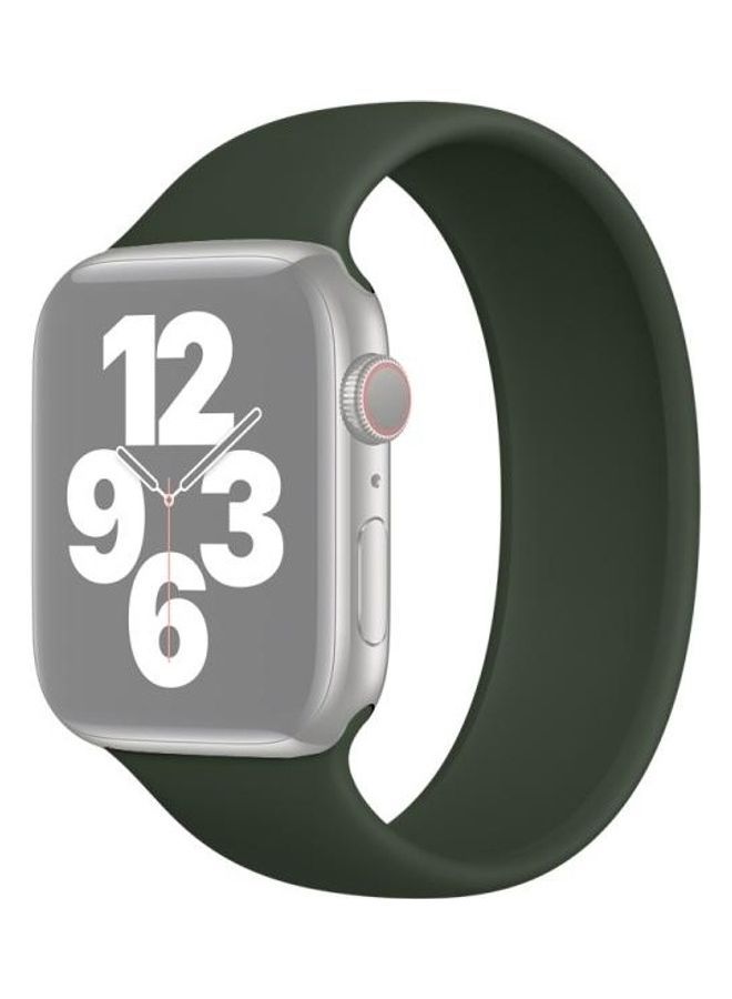 NIBEMINENT Replacement Strap For Apple Watch Series Dark Green - Image 1