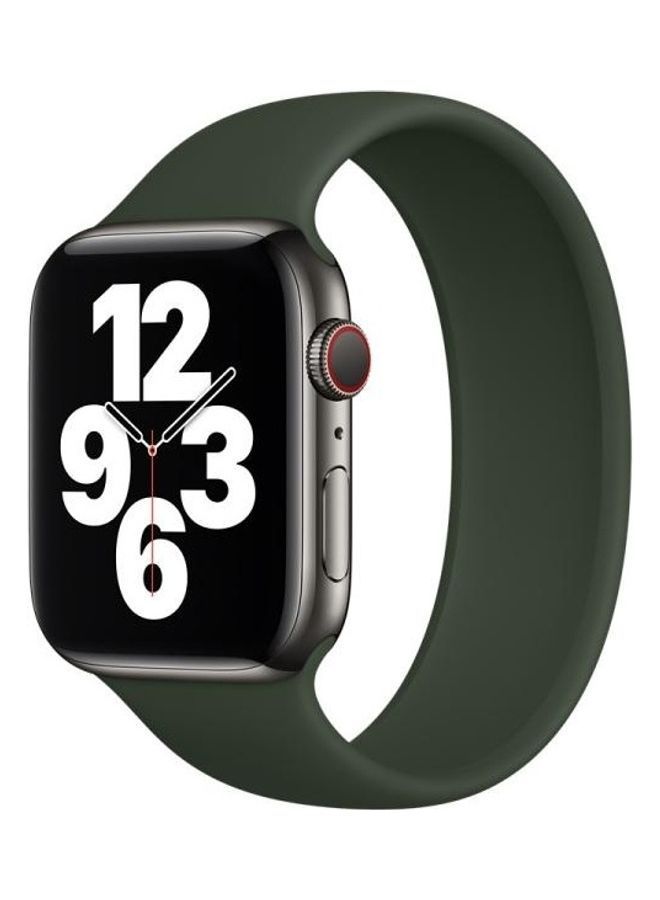 NIBEMINENT Replacement Strap For Apple Watch Series Dark Green - Image 4