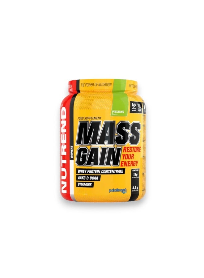 NUTREND Mass Gains , Pistachio Flavour,  2250g, 32 Servings