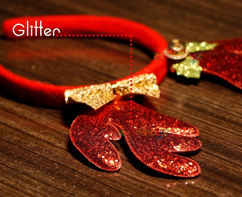 Zest 4 Toyz Zest 4 Toyz Colorful Christmas Headband Antlers Ear Hair Hoop for Kid Christmas Party Hair Accessories Deer Hair Band Party Props Christmas DecorationChristmas Fun Pack of 3Assorted Color  - Image 4