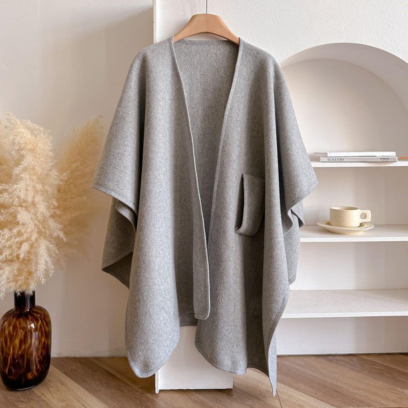 Beige Lightweight Reversible Thermal Scarf For Men And Women Soft Warm Winter Wear - Image 5