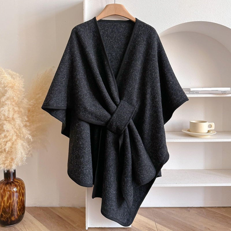 Beige Lightweight Reversible Thermal Scarf For Men And Women Soft Warm Winter Wear - Image 3